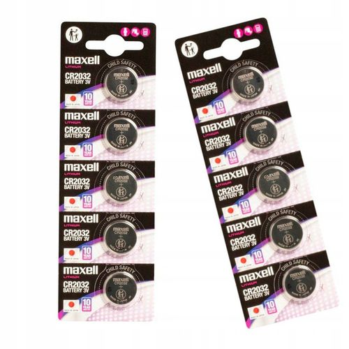 BATERIA MAXELL CR2032 3V ZESTAW 10 SZTUK na Arena.pl