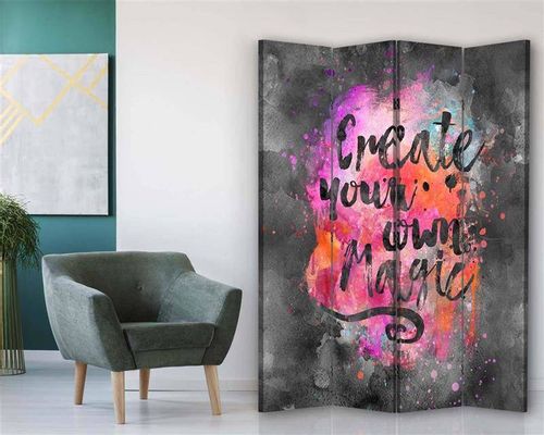Parawan ozdobny, „Create magic” 145x175 na Arena.pl