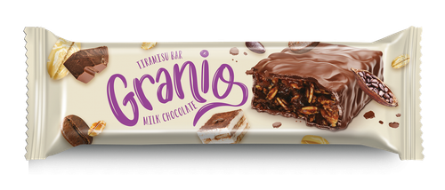 Baton z mlecznej czekolady z ciastkiem i smakiem tiramisu Granio 40g na Arena.pl