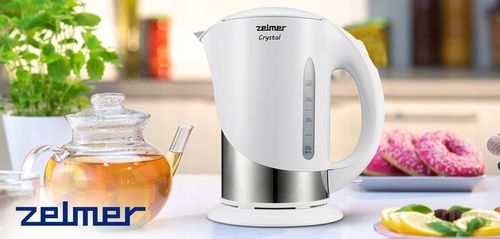 Czajnik elektryczny Zelmer ZCK7630W 2200 W 1,7 l biały na Arena.pl