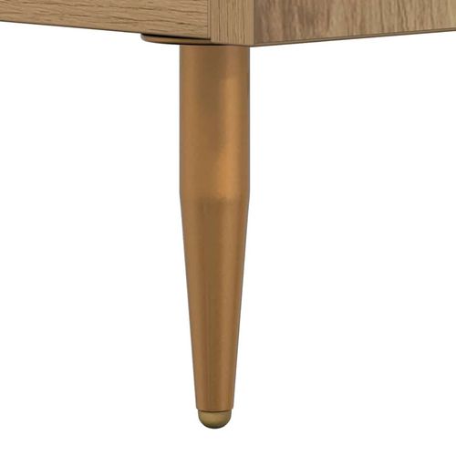 Bufet dąb artisan 34 x 34.5 x 90 cm Materiał drewnopochodny na Arena.pl