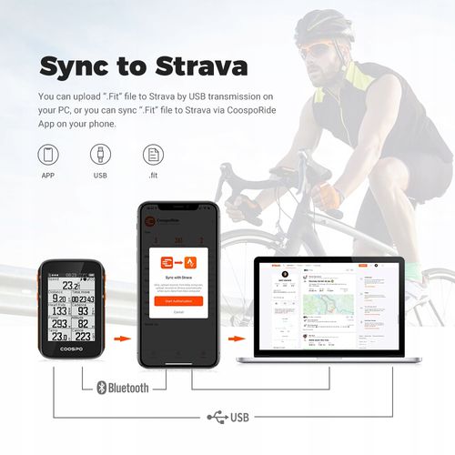CooSpo BC200 Komputer Rowerowy GPS na Arena.pl