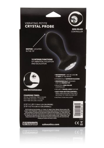 Vibrating Petite Crystal Probe Black na Arena.pl