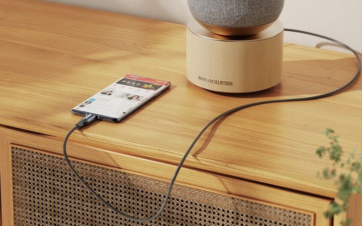BOSTE KABEL ADAPTER PRZEJŚCIÓWKA AUDIO USB-C DO MINI JACK 3.5MM AUX 1M zdjęcie 11