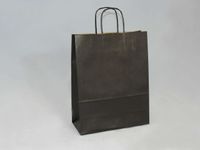 Torba papierowa czarna 32 x 12 x 41 cm