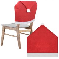 POKROWCE NA KRZESŁA czapka mikołaja ŚWIĘTA OZDOBA