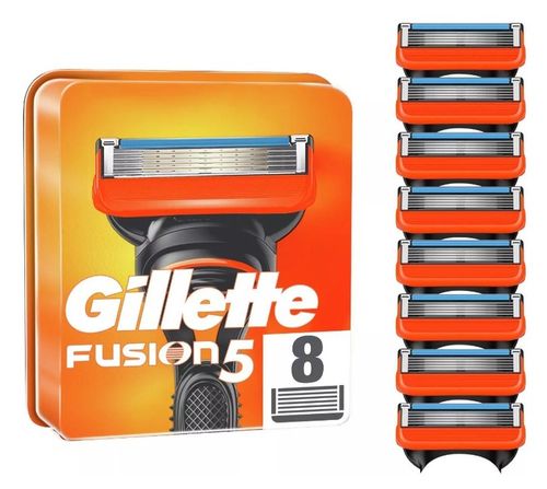 Wkłady do maszynki gillette fusion 5 ORYGINALNE ( 8 sztuk ) ZESTAW na Arena.pl
