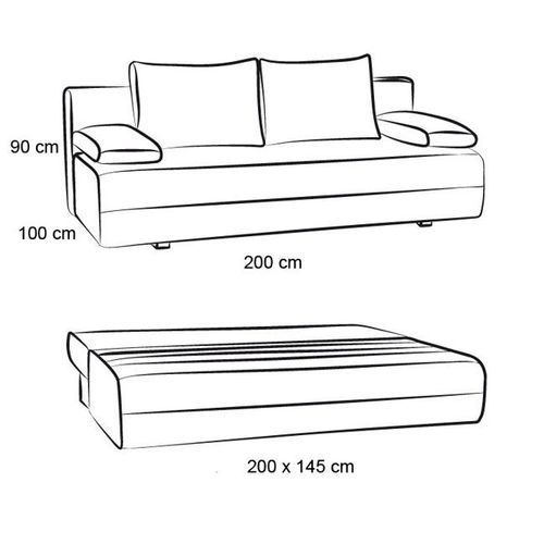 Sofa rozkładana Ontario na Arena.pl