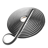 BUTYL 0303 9,5mm/6m CZARNY, SZNUR, PRZEKŁADKA PAPIEROWA