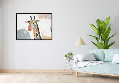 Plakat 100x75cm Żyrafa Bambino na Arena.pl