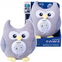 Sowa miś usypiacz projektor gwiazd kołysanki szum