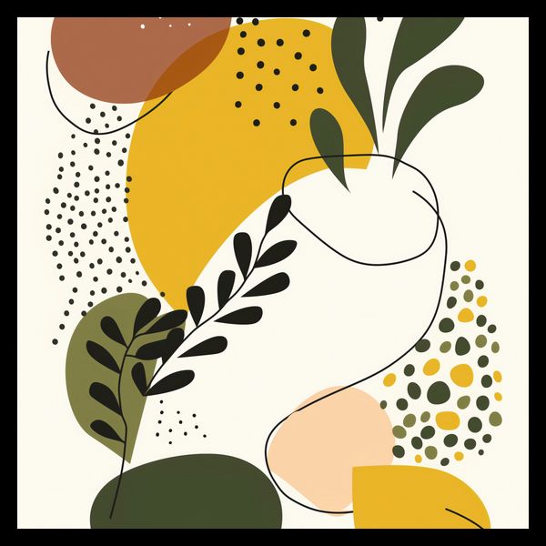 Plakat 30x30cm Botaniczne Impresje zdjęcie 2