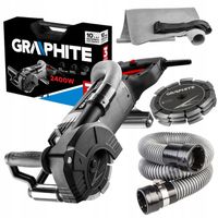 GRAPHITE BRUZDOWNICA 2400W TARCZA 150x22.2mm + OSPRZĘT 59G371 CIĘCIE 43mm