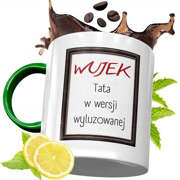 Kubek Zielony Dla Wujka Idealny Prezent zdjęcie 1