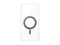 CARE by PanzerGlassFeature Case Transparent w. Black Kickstand & MagSafe iPhone 16 Pro Max | CARE