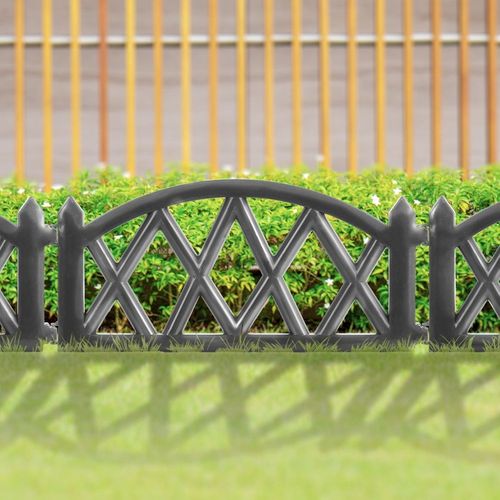 Płotek Ogrodowy Plastikowy Szary Border Palisada Obrzeże Trawnik 49 cm na Arena.pl