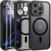 ETUI WZMACNIANE DO IPHONE 16 PRO MAX PANCERNE CASE DO MAGSAFE MAT 2x Szkło