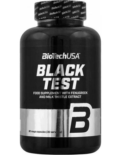 Bio Tech Black Test 90 caps BIOTECH BOOSTER TESTOSTERON ZMA LIBIDO SIŁA na Arena.pl