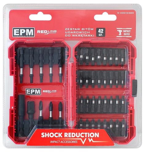 zestaw bitów impact red line 42szt - e-400-0389 na Arena.pl
