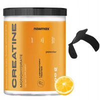 nowmax CREATINE MONOHYDRATE 500 g MONOHYDRAT KREATYNY WYTRZYMAŁOŚĆ + GRATIS