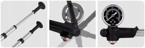 ROWEROWA POMPKA DO AMORTYZATOWRÓW DAMPERÓW ROWEROWYCH RĘCZNA 300 PSI 20 BAR na Arena.pl