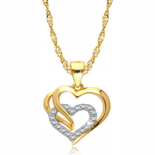 Złoty Łańcuszek 925 Serce Serduszko Grawer na Arena.pl