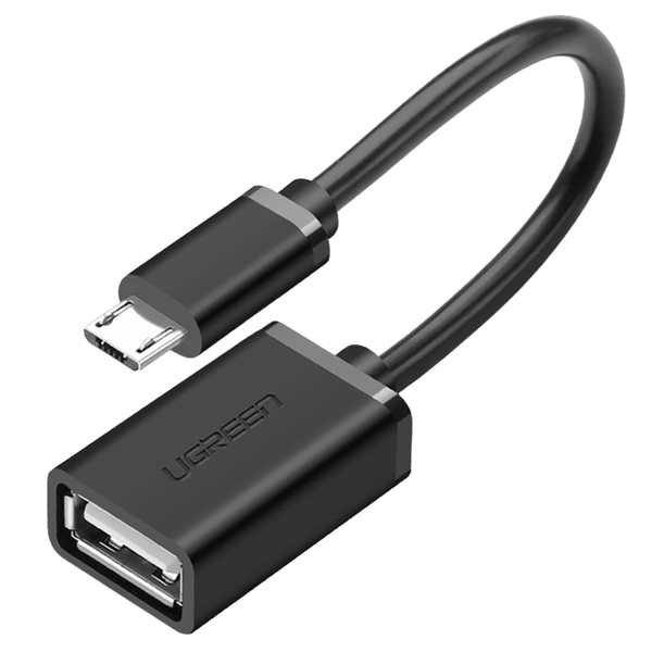 adapter otg micro usb ugreen us133 (czarny) zdjęcie 1
