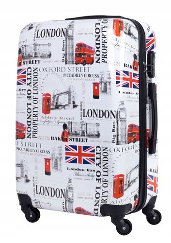 WALIZKA ŚREDNIA PODRÓŻNA KÓŁKA BAGIA 20 X WZÓR XL na Arena.pl