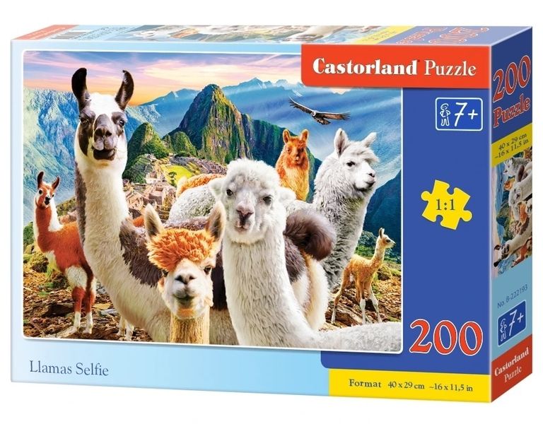 PUZZLE 200 LLAMAS SELFIE zdjęcie 1