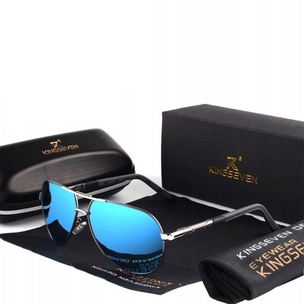 Okulary przeciwsłoneczne KINGSEVEN AVIATOR PILOTKI zdjęcie 1