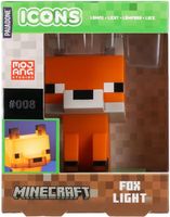 Lampka do pokoju dziecka Paladone Minecraft Icon Fox Light Bateryjna