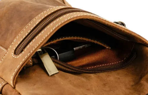 męska listonoszka z bydlęcej skóry naturalnej - always wild na Arena.pl