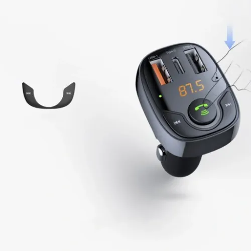 TRANSMITER FM Z ŁADOWARKĄ QC4.0 PD USB-C ROCK B301 na Arena.pl