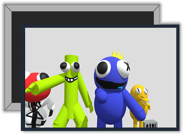 Magnes na lodówkę Rainbow Friends zdjęcie 1