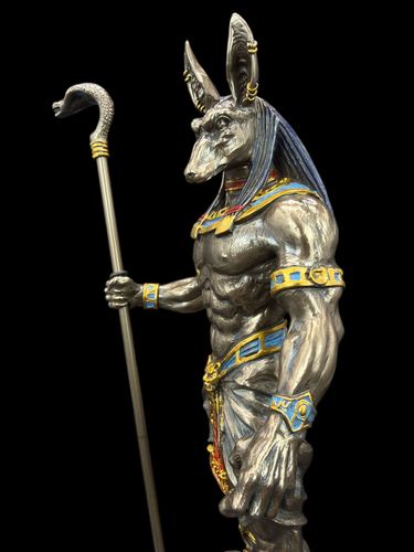 EGIPSKI BÓG ANUBIS Z KOBRĄ VERONESE (WU76642A4) na Arena.pl