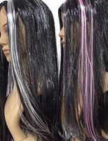 Brokatowe pasemka do włosów magiczny blask