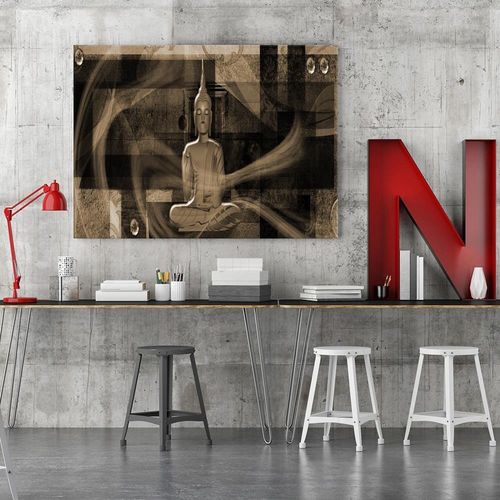 Deco Panel, Figura buddy na geometrycznym tle 60x40 na Arena.pl