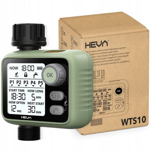 Elektroniczny sterownik nawadniania HEVA programator do wody z filtrem 8bar na Arena.pl