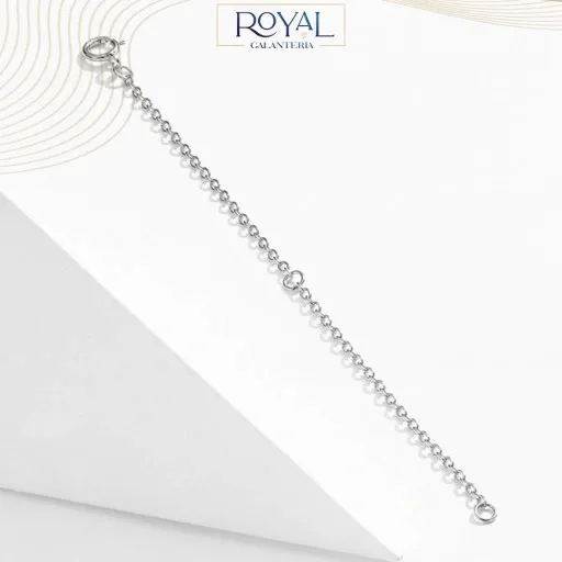 Przedłużka do łańcuszka bransoletki SREBRNA 10cm SREBRO pr 925 UNIWERSALNA zdjęcie 9