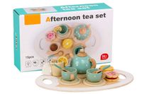 ZABAWKOWY PIKNIKOWY ZESTAW Z NATURALNEGO DREWNA