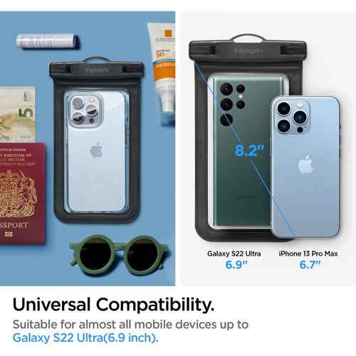 SPIGEN A601 UNIVERSAL WATERPROOF CASE BLACK na Arena.pl