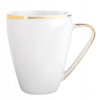 Kubki porcelanowe zestaw MariaPaula Moderna Gold 360 ml 6 sztuk