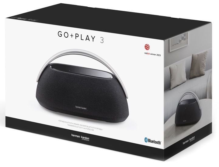 Głośnik mobilny HARMAN KARDON GO+ Play 3 Czarny zdjęcie 4