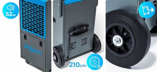 PRZEMYSŁOWY POCHŁANIACZ WILGOCI 650W BUDOWLANY OSUSZACZ POWIETRZA na Arena.pl