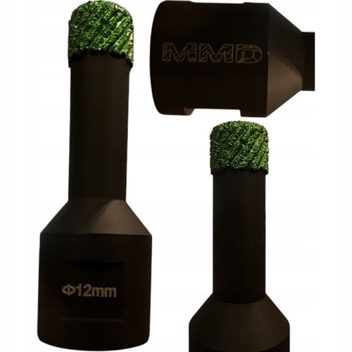 Otwornica diamentowa brazowana MMD Ø12 mm M14 do gresu ceramiki płytek na Arena.pl