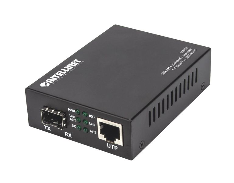 INTELLINET Media Konwerter 10GBase-T na 10GBase-R, 10GB SFP+/10GB RJ45 zdjęcie 1