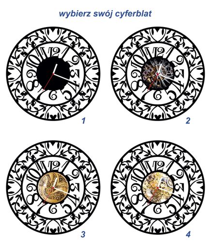 ZEGAR ŚCIENNY RETRO 58cm XXL 11.11 na Arena.pl