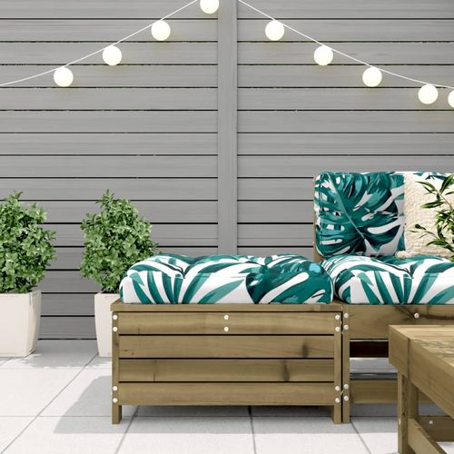 Podnóżek ogrodowy z poduszką, impregnowane drewno sosnowe na Arena.pl