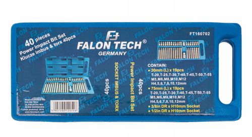 ZESTAW KLUCZY BITÓW TORX IMBUS SPLINE HEX 40SZT na Arena.pl