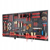 TABLICA NARZĘDZIOWA ŚCIANKA WARSZTATOWA DO GARAŻU XXL 154x78 REGAŁ UCHWYTY